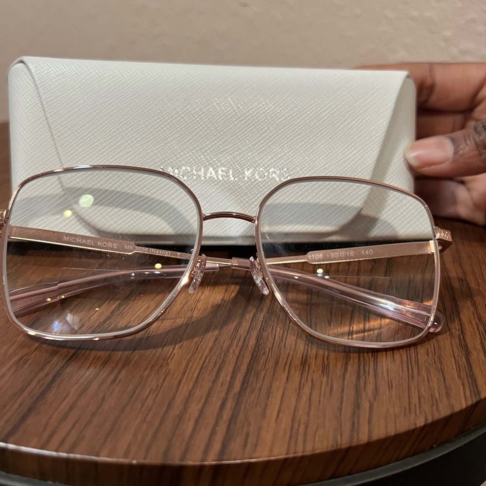 Michael Kors Rose Gold Glasses